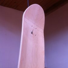 Raw skateboard deck